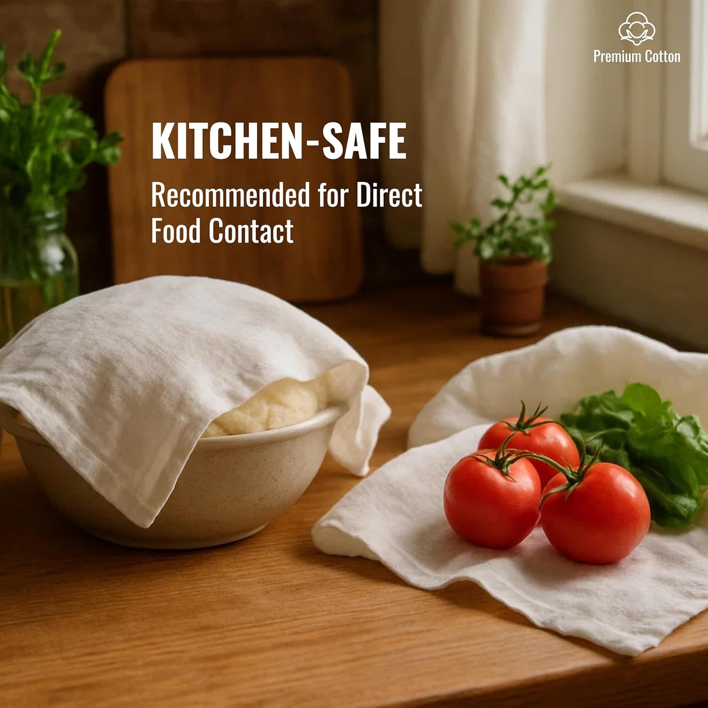 Dish Cloths Cotton| Kitchen Wash Cloth | Shop Towels Absorbent and Lint Free Flour Sack| Dishcloths for Kitchen Washing Dishes| Thick Absorbent Quick Dry Dish Rags | 50 Pack 13"x13" White