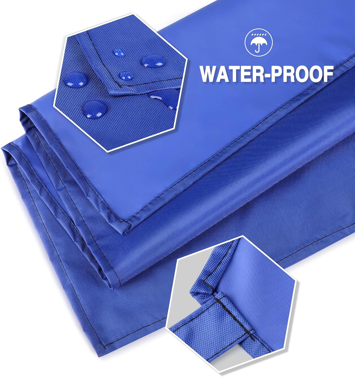 2 Pack Waterproof Rubber Vinyl Apron 40 Inch Light Duty Model Chemical Resistant Work Apron Clothes Durable Extra Long Black with Adjustable Bib Apron for Dishwashing Lab Work Butcher Cleaning Blue