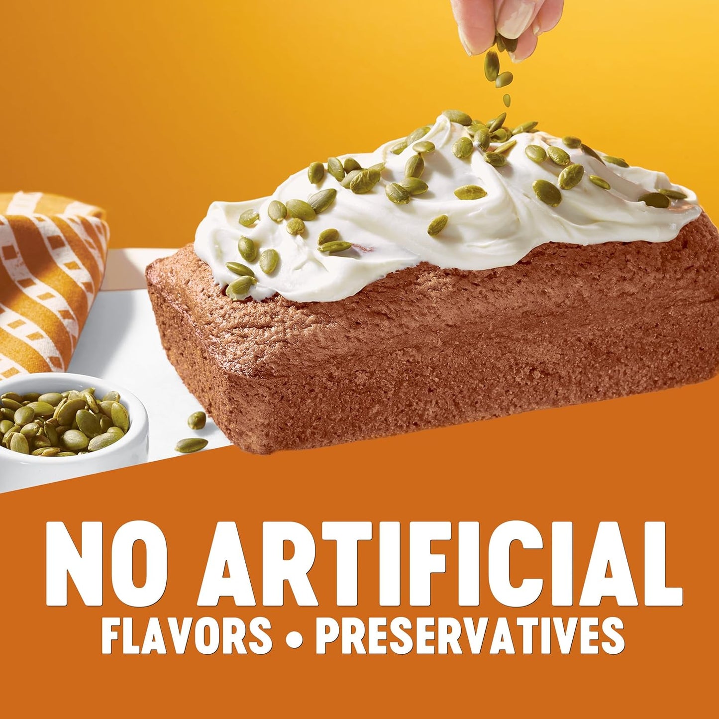 Krusteaz Baking Mix, Pumpkin Spice Quick Bread Mix, Made with Real Pumpkin & No Artificial Flavors, 15 Ounce Box (Pack of 4)