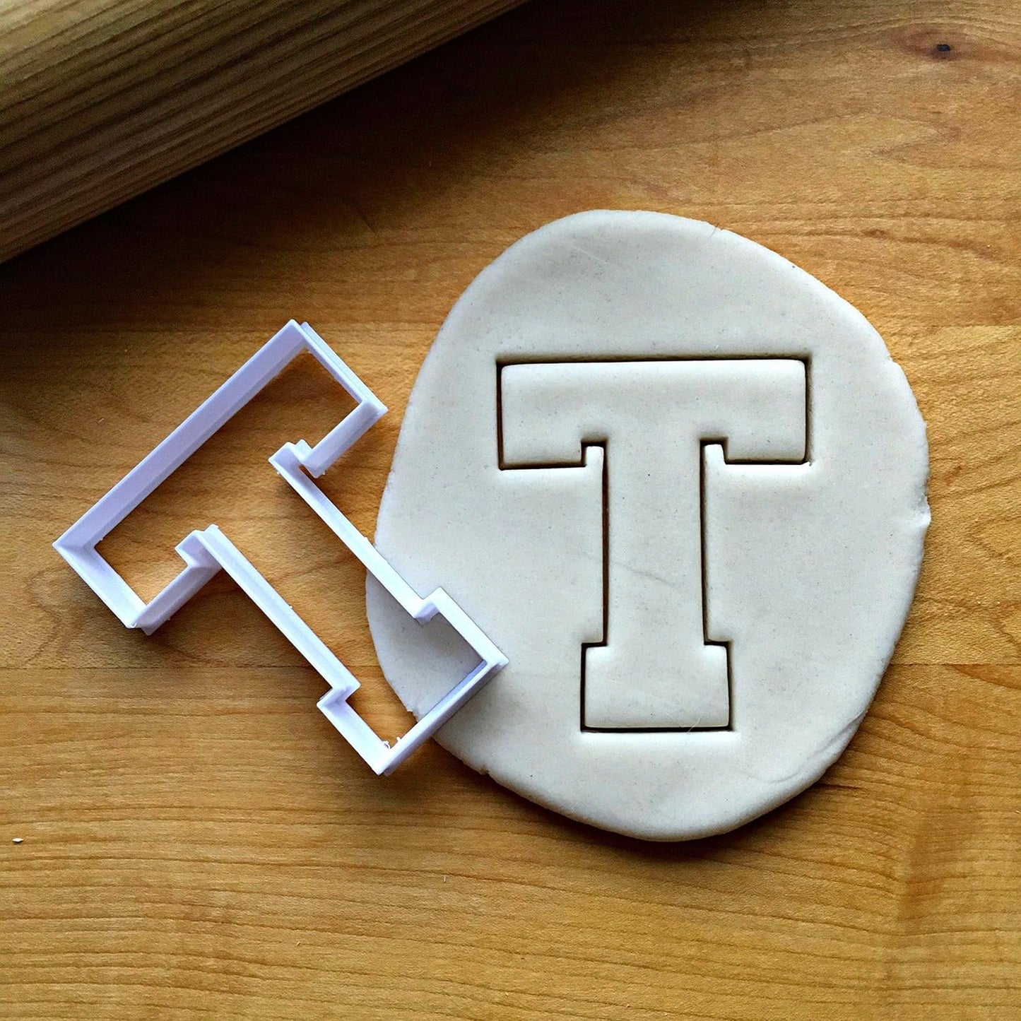 Sweet Prints Inc Varsity Letter T Cookie Cutter - Dishwasher Safe (X-Small: 2")
