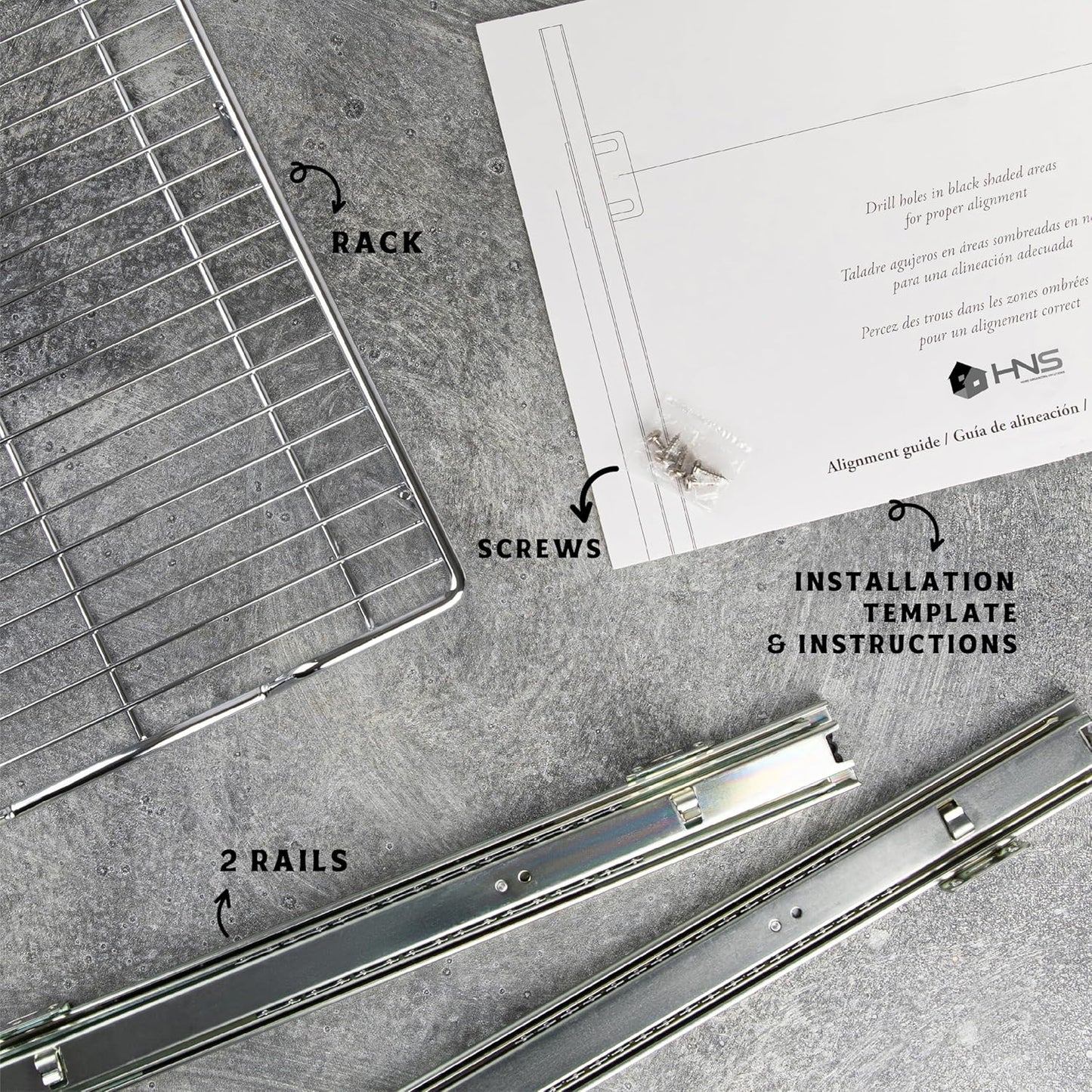 HOLDN’ STORAGE Pull Out Cabinet Organizer, Heavy Duty-w/Lifetime Limited Warranty -11”W x 18”D-Requires At Least 12-1/4” Cabinet Opening, Steel Metal Cabinet Drawers Slide Out, Chrome Finish