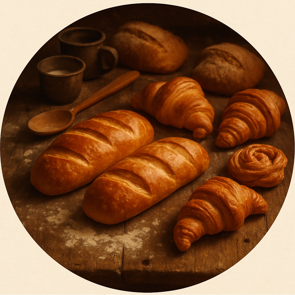 circle photo of baking